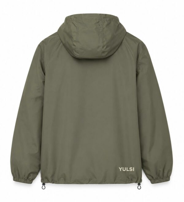 NS616 - veste coupe-vent vintage dos YULSI Essential Windbreaker - kaki